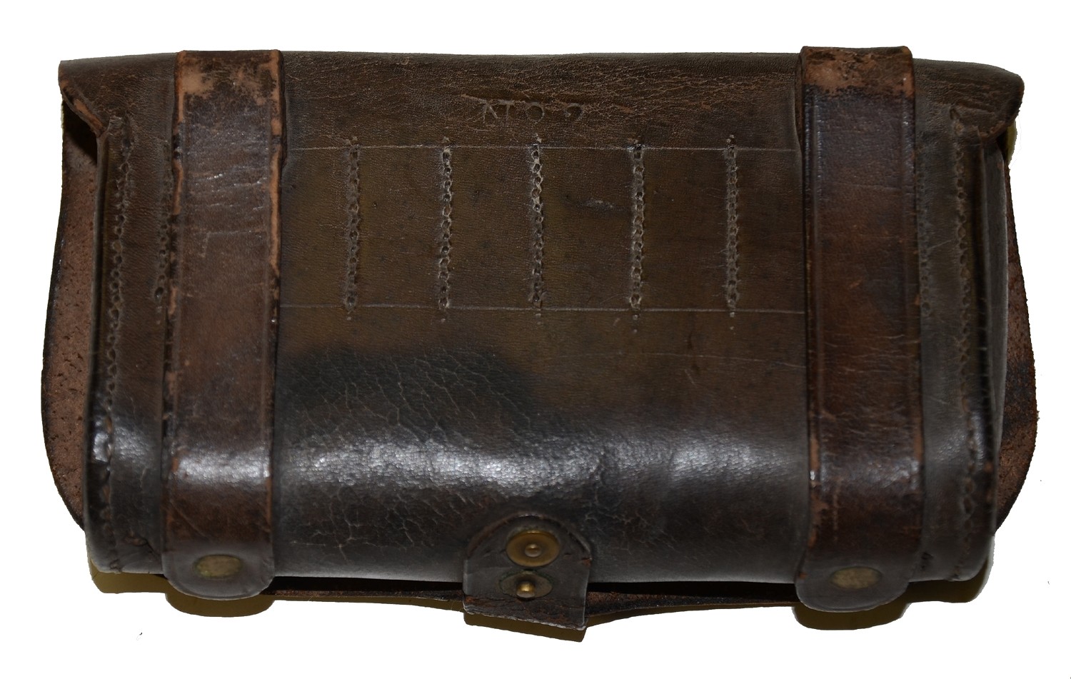 CUSTER PERIOD HAGNER NUMBER 2 CARTRIDGE BOX — Horse Soldier