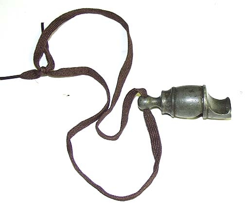 CIVIL WAR ERA PEWTER WHISTLE