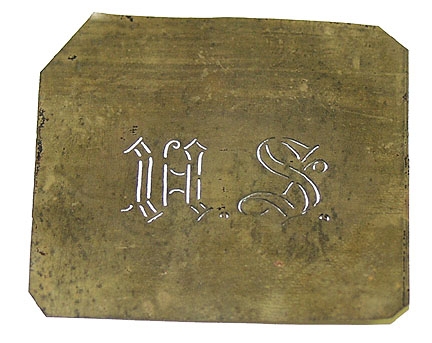 CIVIL WAR U.S. BRASS STENCIL