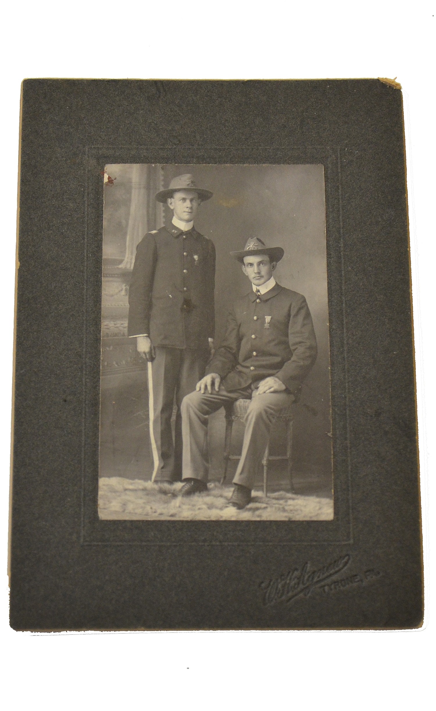 CABINET CARD PHOTO OF SONS OF UNION VETERANS