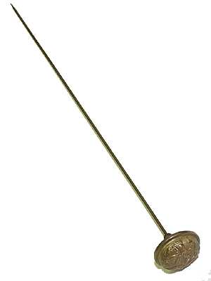 PENNSYLVANIA STATE BUTTON HAIR PIN