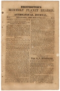 1863 ISSUE OF BROUGHTON'S MONTHLY PLANET READER AND ASTROLOGICAL JOURNAL - ABRAHAM LINCOLN