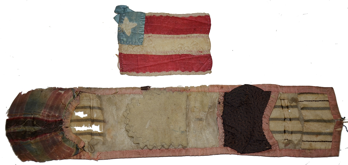 CONFEDERATE TEXAS BIBLE FLAG AND SOLDIER’S HOUSEWIFE