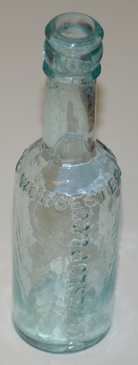 W.C. HESLOP WORCESTERSHIRE SAUCE BOTTLE