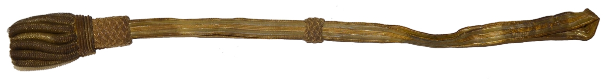 CIVIL WAR, GOLD BULLION RIBBON SWORD KNOT
