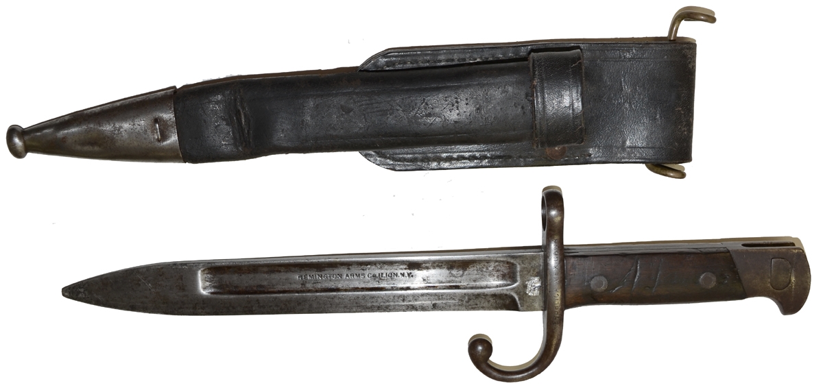 MEXICAN ARMY BAYONET FOR THE REMINGTON 7mm. NO. 5 ROLLING BLOCK 