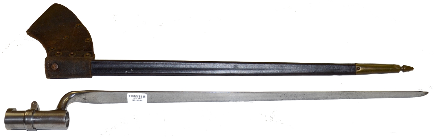 U.S. M-1855 SPRINGFIELD BAYONET AND SCABBARD