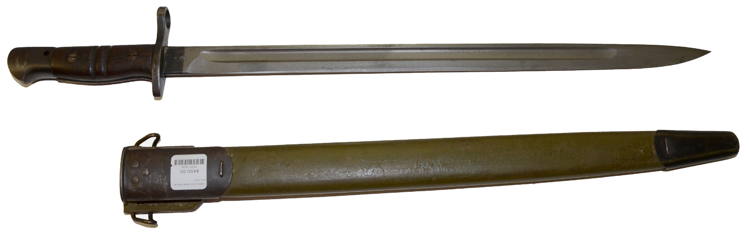 MINTY WINCHESTER M1917 BAYONET AND SCABBARD