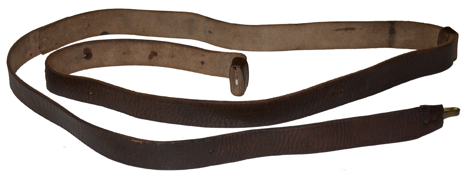 CIVIL WAR RIFLE SLING ALTERED FOR USE ON THE 50/70 SPRINGFIELD