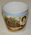 JENNIE WADE HOUSE SOUVENIR TEA CUP