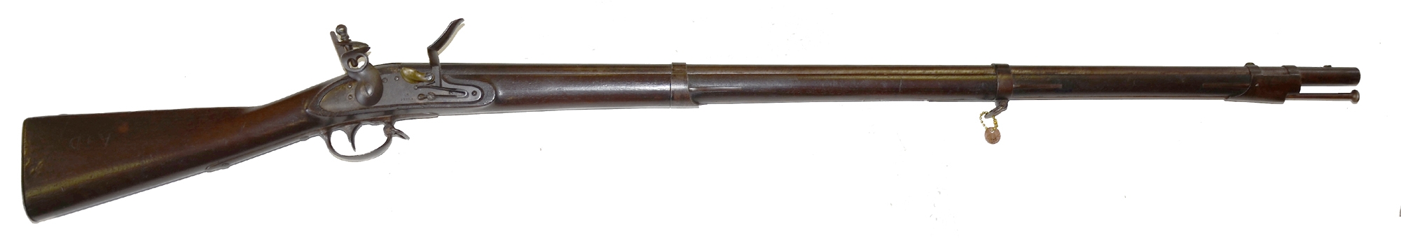 M1816 FLINTLOCK MUSKET DATED 1837 BY BAKER, PHILADELPHIA