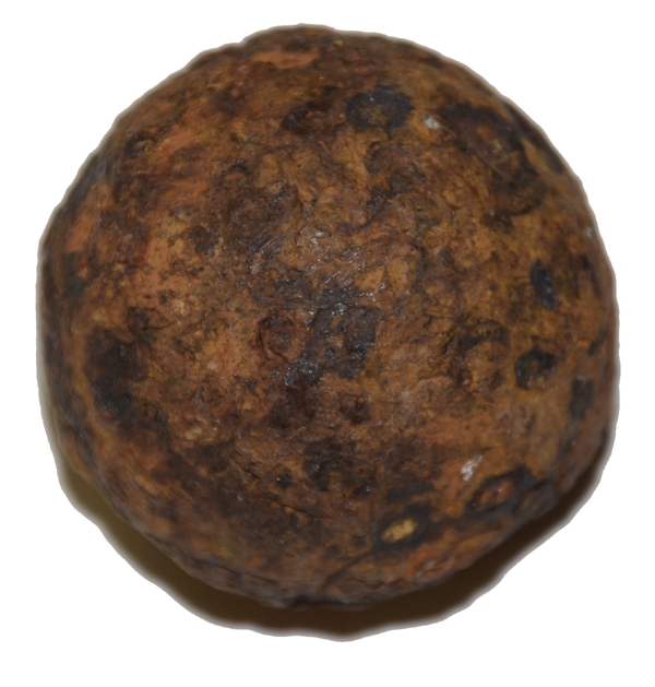 U.S. / C.S. 12 POUND CANISTER BALL, RECOVERED FROM GETTYSBURG