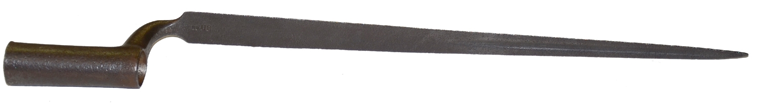 CIRCA 1812 US BAYONET WITH NC AND US MARKING