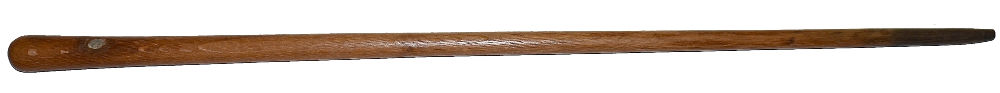 EARLY WALKING CANE WITH EMBEDDED BULLET ATTRIBUTED TO GETTYSBURG