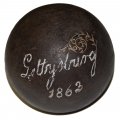 ENGRAVED GETTYSBURG CANNON BALL BY WOODWARD