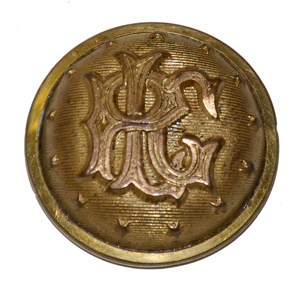 RHODE ISLAND, PAWTUCKET LIGHT GUARD COAT/STAFF BUTTON