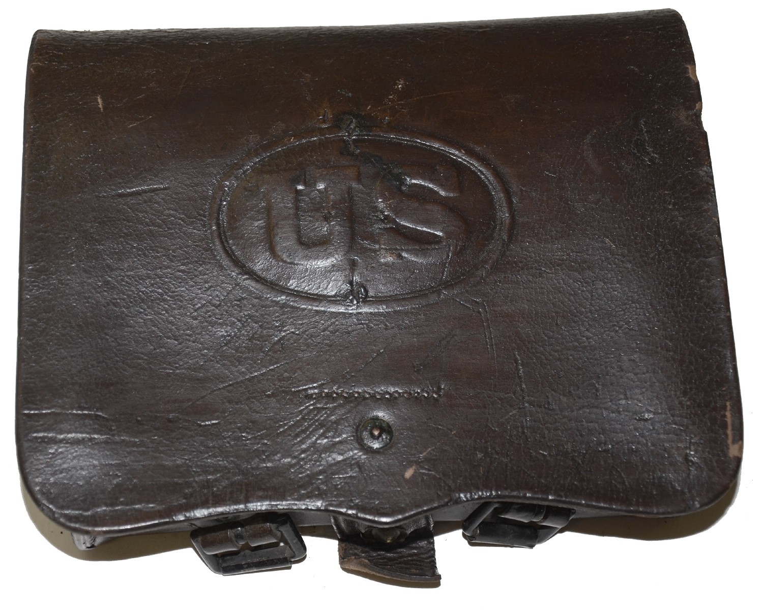 US REGULATION 1864 PATTERN .58 CALIBER INFANTRY CARTRIDGE BOX