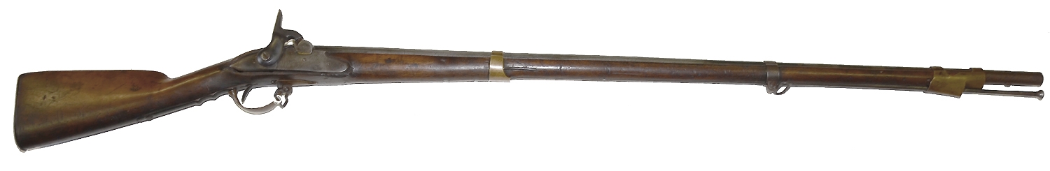 FRENCH 1785 CONTRACT MUSKET FOR THE STATE OF VIRGINIA CONVERTED TO PERCUSSION- BARREL MARKED “… CITY OF RICHMOND”