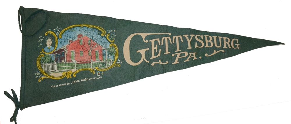 JENNIE WADE HOUSE SOUVENIR PENNANT