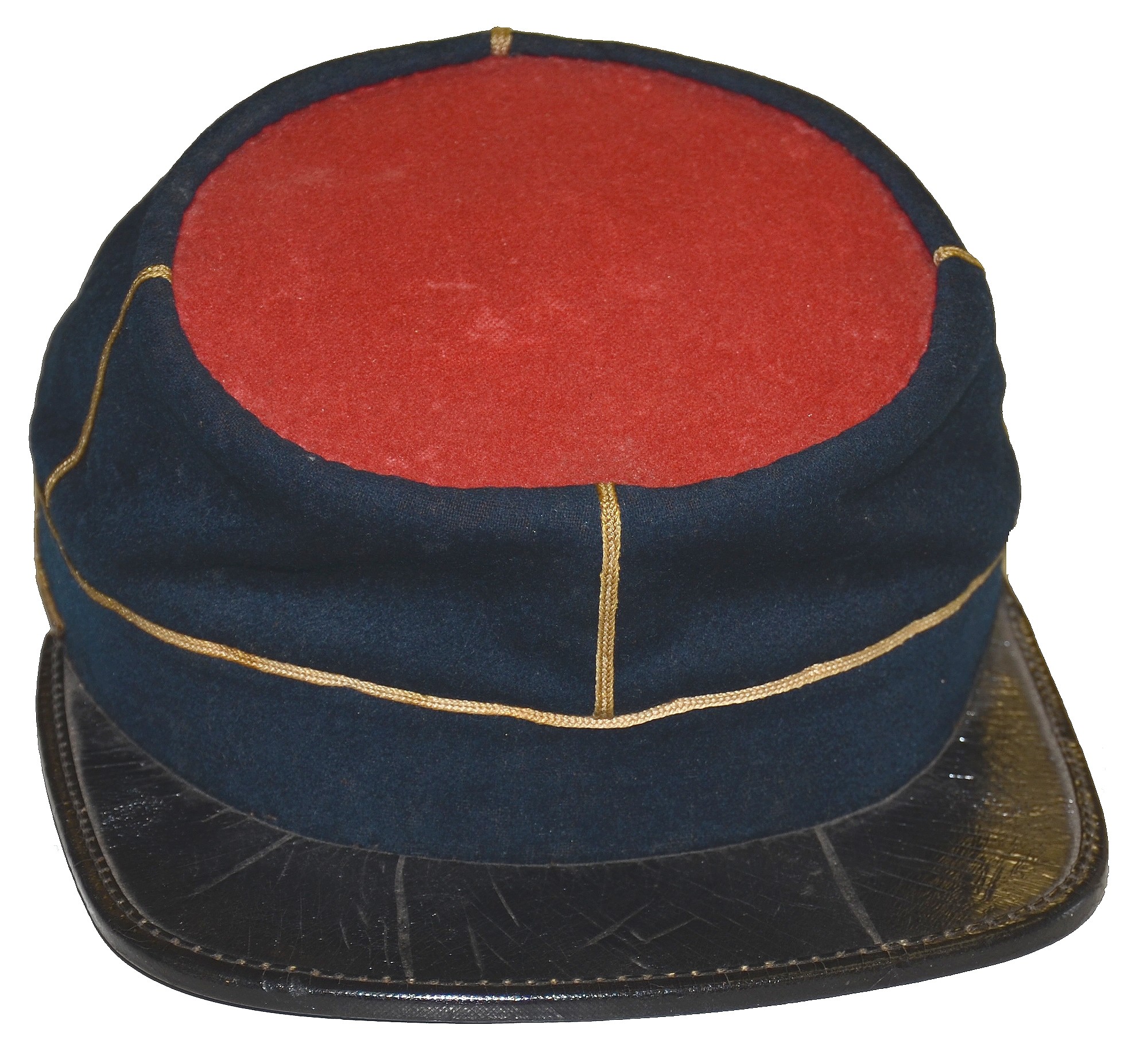 LEWISBURG ZOUAVES KEPI MADE BY JOHN M. TAYLOR OF LEWISBURG