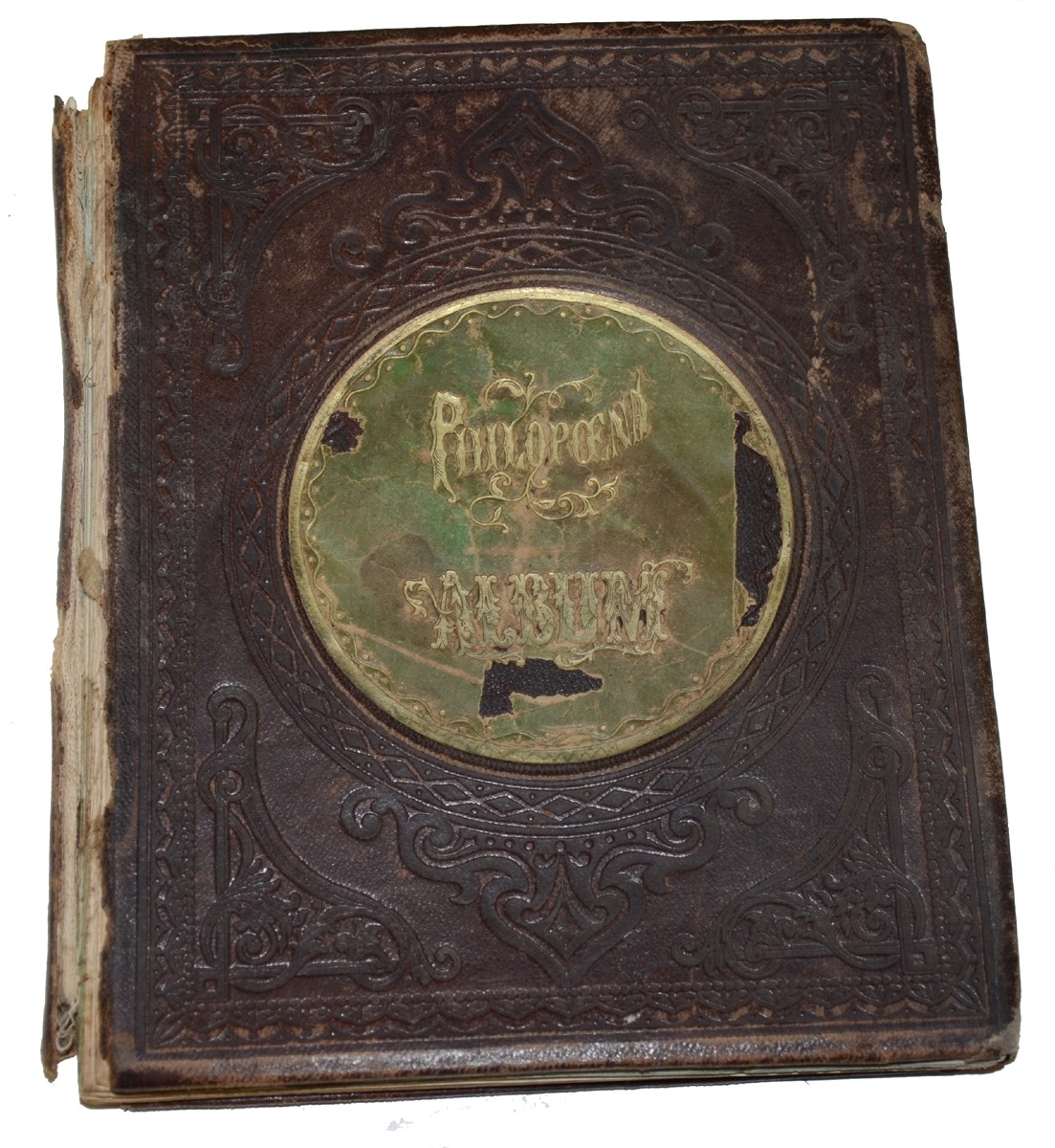 VICTORIAN PHILOPENA ALBUM – ID’D TO THOMAS RAE, 12TH MISSISSIPPI INFANTRY & MISSISSIPPI LIGHT ARTILLERY