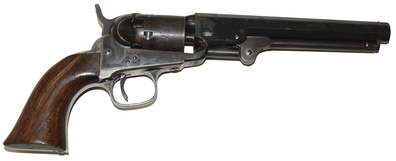 EXCELLENT CONDITION MODEL 1849 COLT POCKET REVOLVER MADE IN 1860