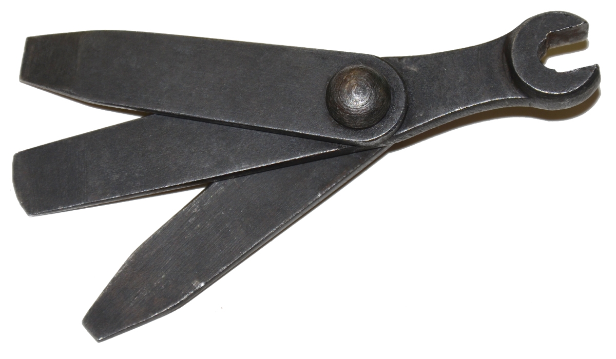 US MODEL 1855/61 COMBINATION GUN TOOL WITH THREE BLADES