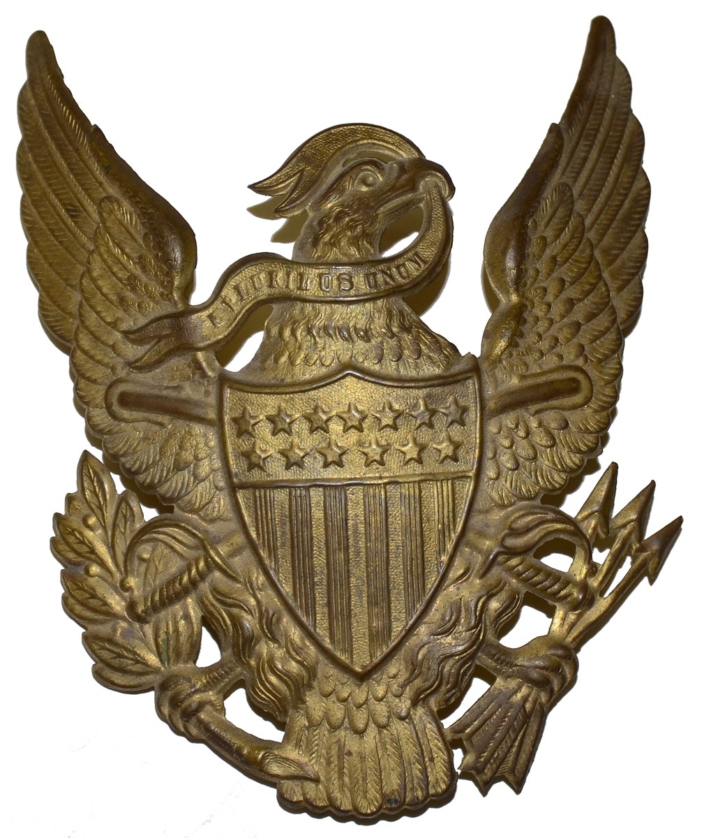 INDIAN WAR US CAVALRY MODEL 1881 HELMET PLATE