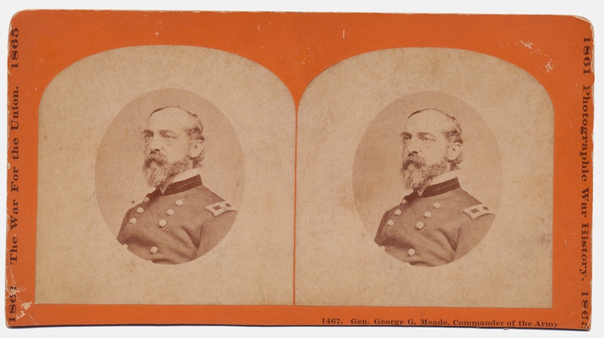 STEREO CARD OF GENERAL MEADE