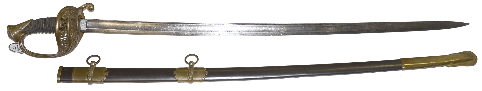 EXTREMELY SCARCE US INSPECTED AND 1861 DATED AMES 1850 STAFF AND FIELD OFFICER’S SWORD