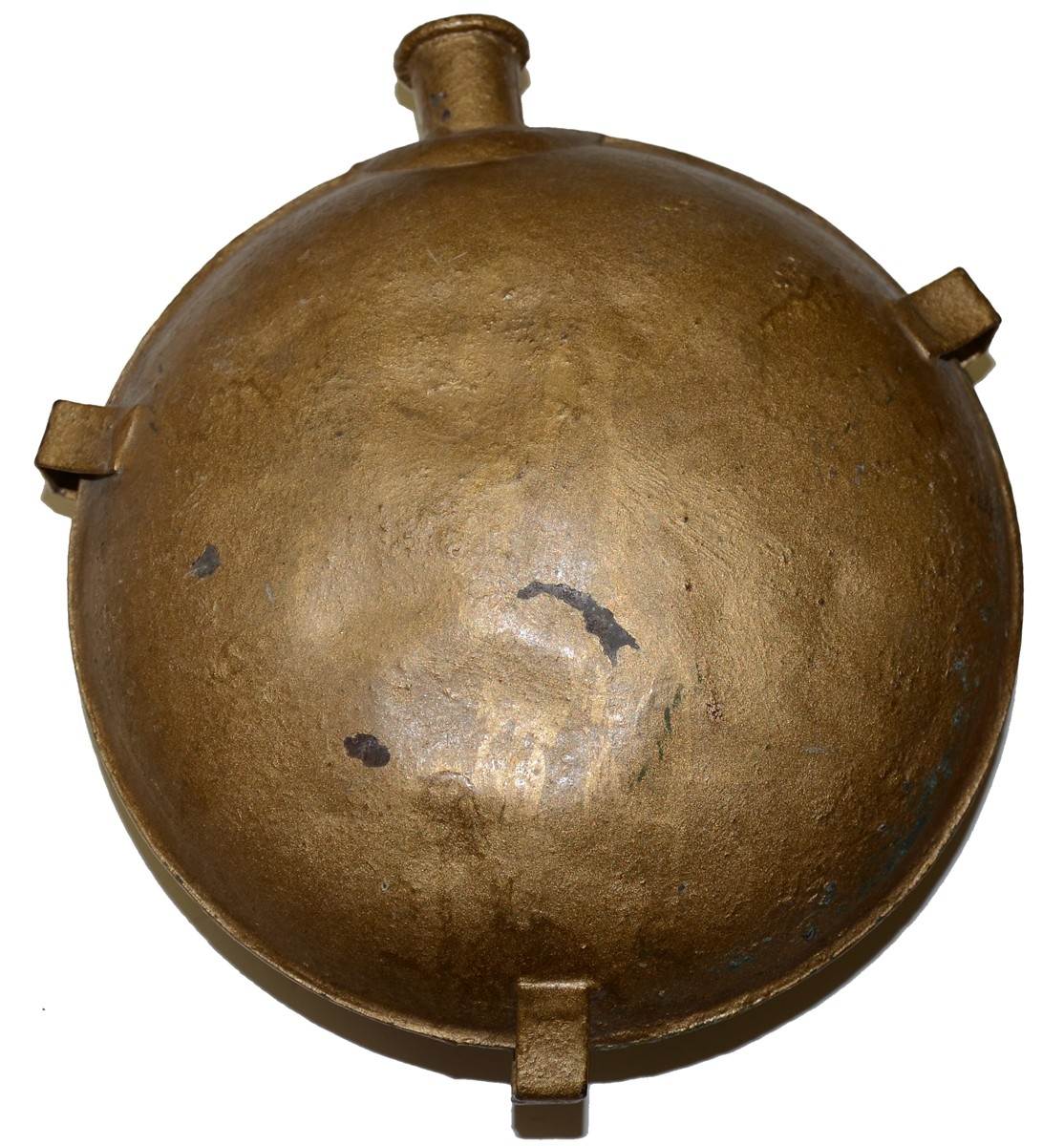 US MODEL 1858 CANTEEN PAINTED GOLD