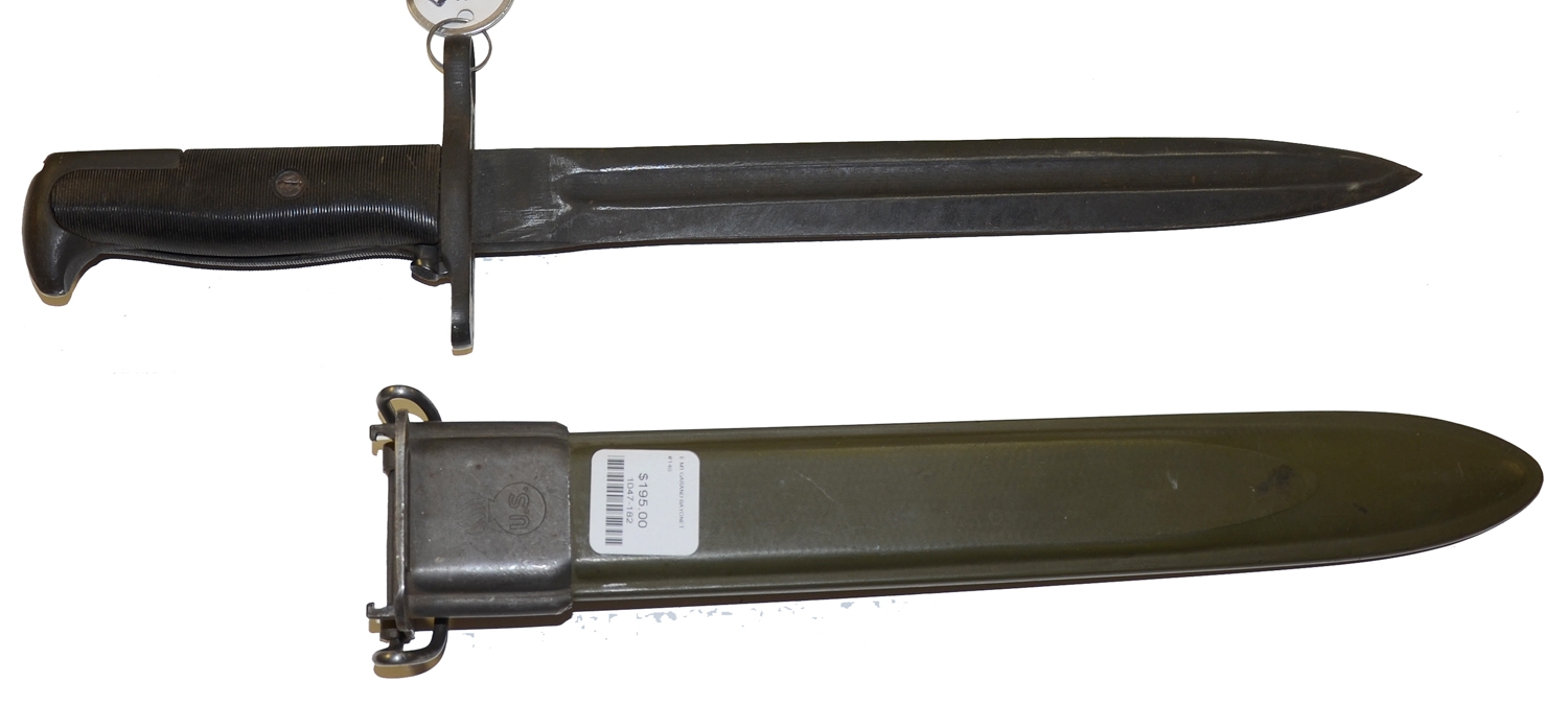 UFH 1943 DATED BAYONET & SCABBARD FOR THE M1 GARRAND 