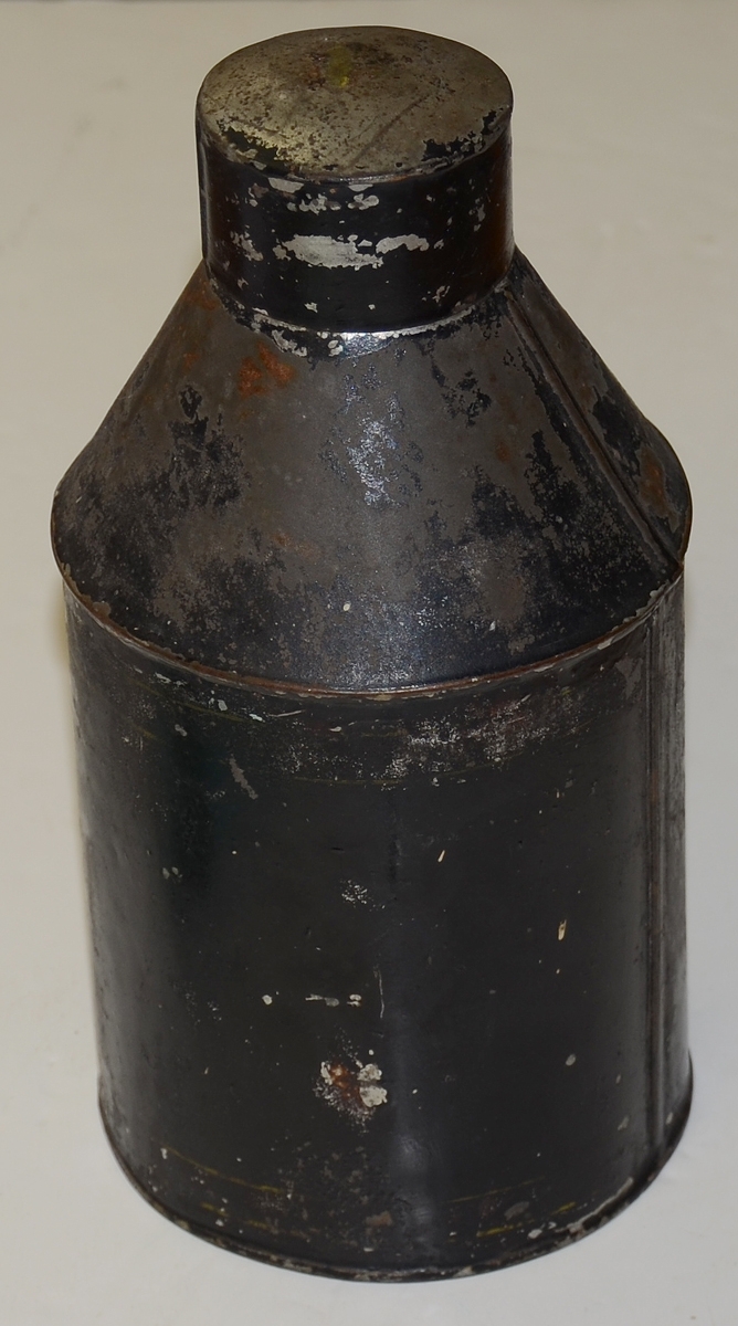 CIVIL WAR ERA DOMED TOP TIN CANISTER — Horse Soldier