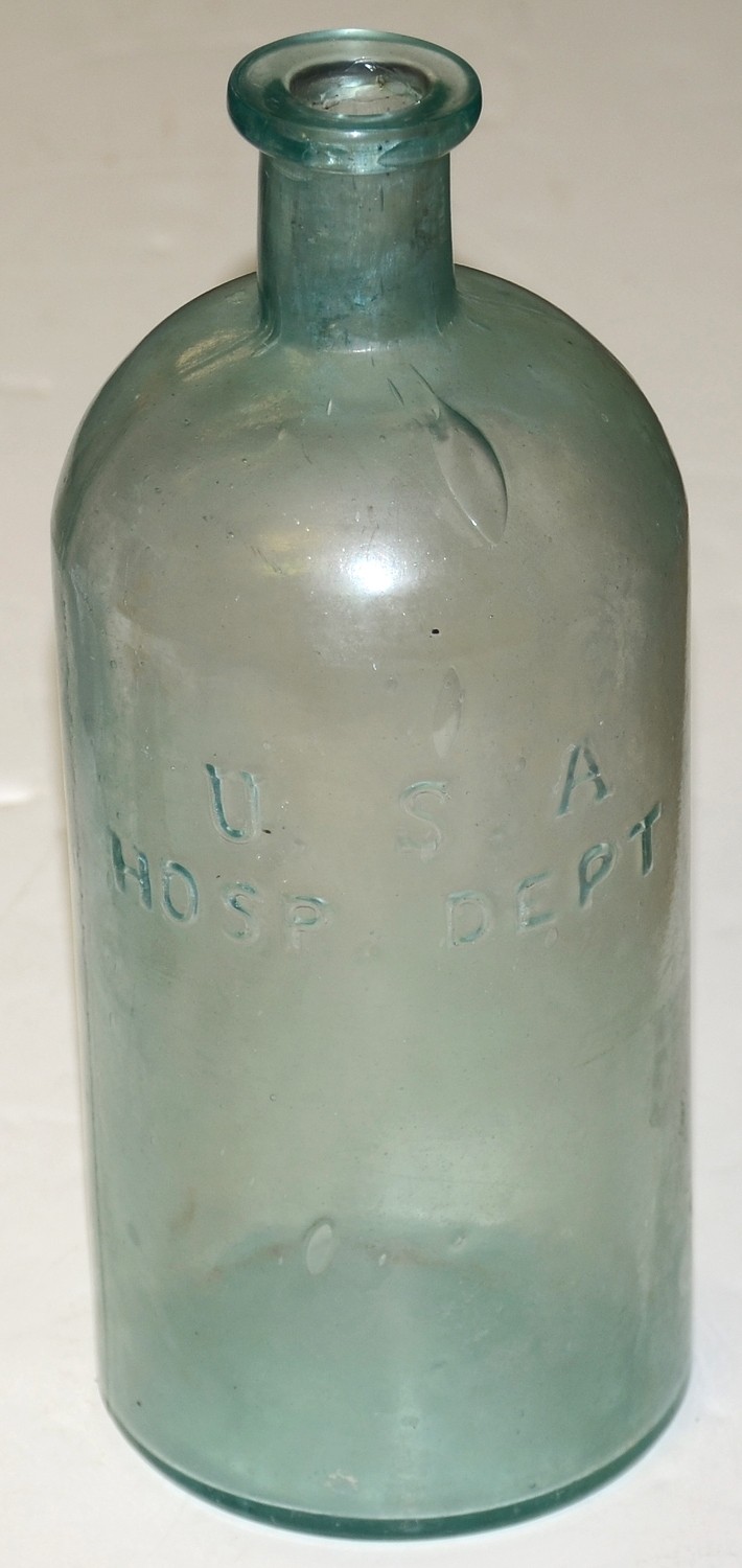 U.S.A. HOSPITAL DEPARTMENT BOTTLE RECOVERED FROM GETTYSBURG