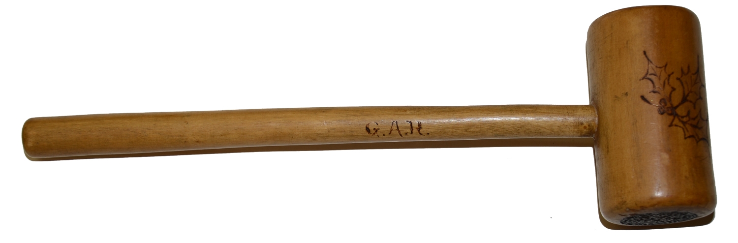 G.A.R. GAVEL – KELLOGG POST 26, DERBY, CT