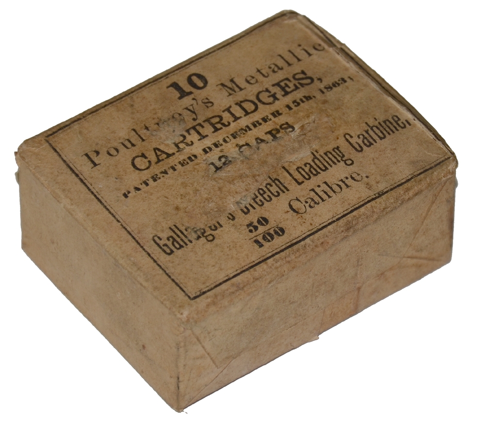 FULL PACK OF .50 CALIBER GALLAGER CARTRIDGES – POULTNEY PATENT