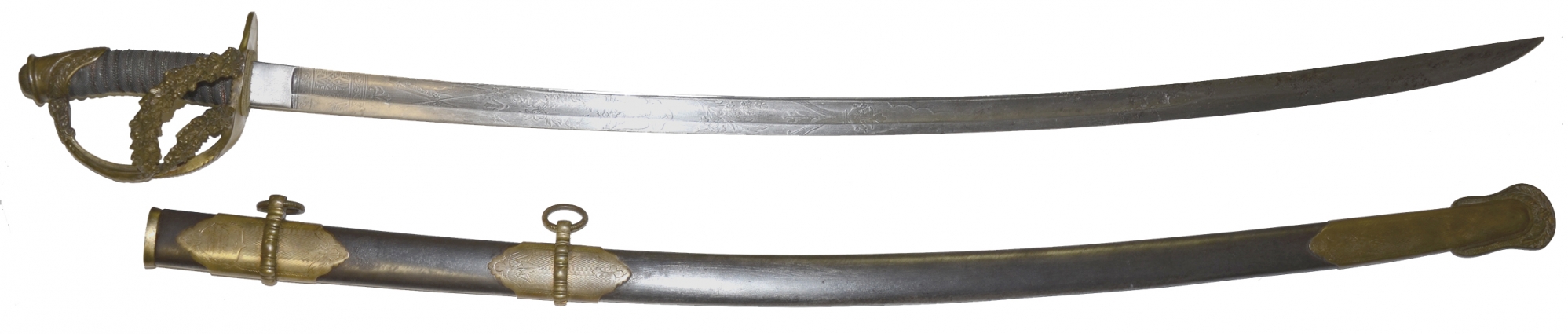 UNIQUE CLAUBERG PRESENTATION CAVALRY OFFICER’S SABER - WILLIAM SCHILLING, 4TH NEW YORK STATE MILITIA NATIONAL GUARD