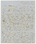 CONFEDERATE SOLDIER LETTER - FIRST LIEUT. WILLIAM C. CARRINGTON, 15TH VIRGINIA CAVALRY