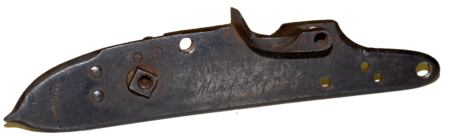 VIRGINIA MANUFACTORY LOCKPLATE DATED 1806