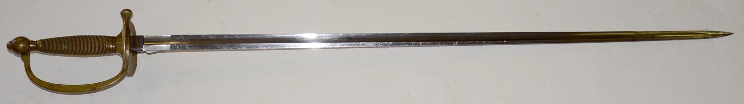 VERY SCARCE ORDNANCE CONTRACT COLLINS AND COMPANY 1840 NCO SWORD SEPARATELY DATED 1862