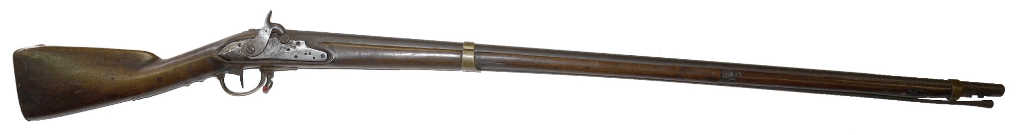 FRENCH 1785 CONTRACT MUSKET FOR THE STATE OF VIRGINIA CONVERTED TO  PERCUSSION- MARKED “54TH VA. REGT. NORFOLK BOROUGH” — Horse Soldier