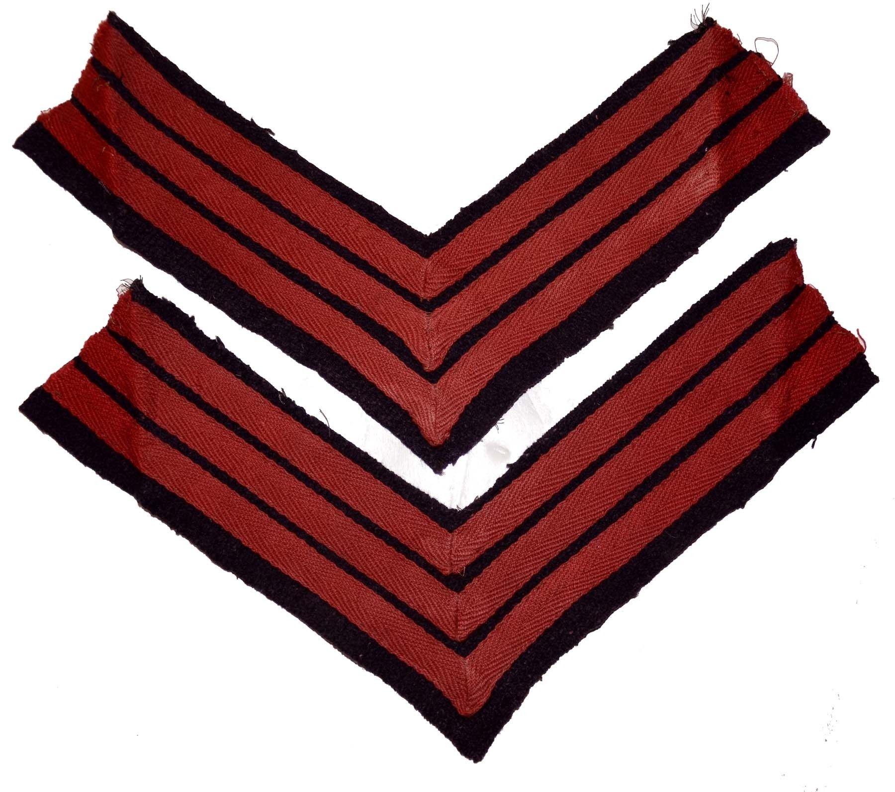 CIVIL WAR ARTILLERY SERGEANT CHEVRONS