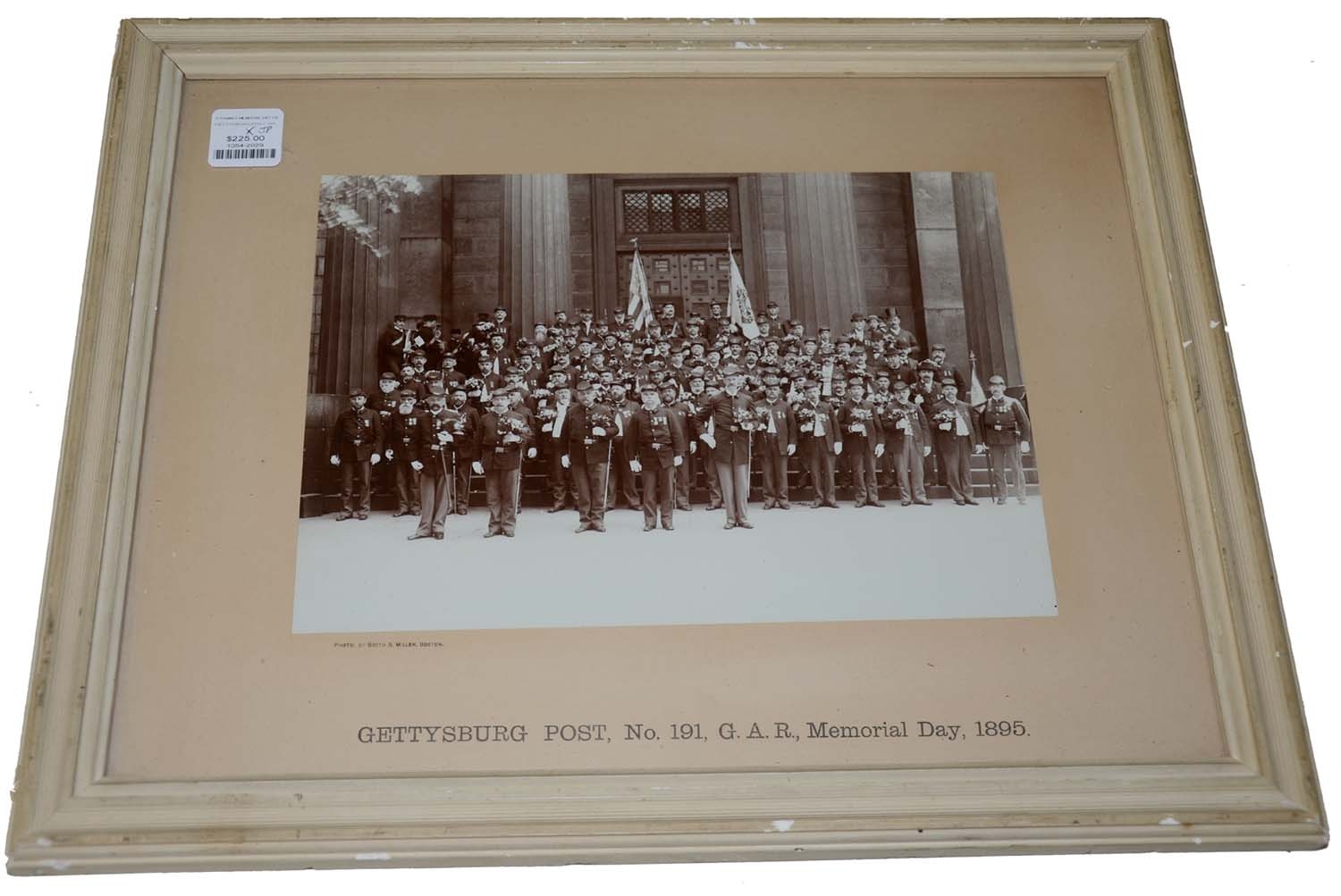 FRAMED ALBUMEN PHOTOGRAPH OF 