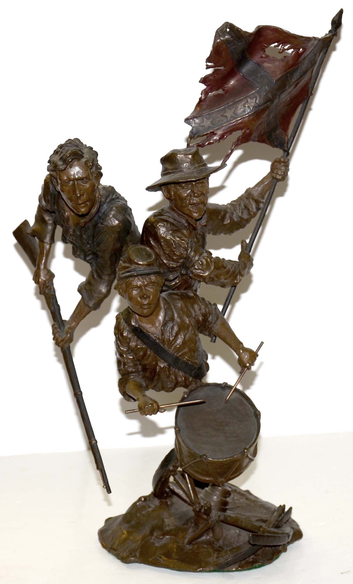 “SONS AND BROTHERS,” A LOST WAX BRONZE BY MARK HOPKINS