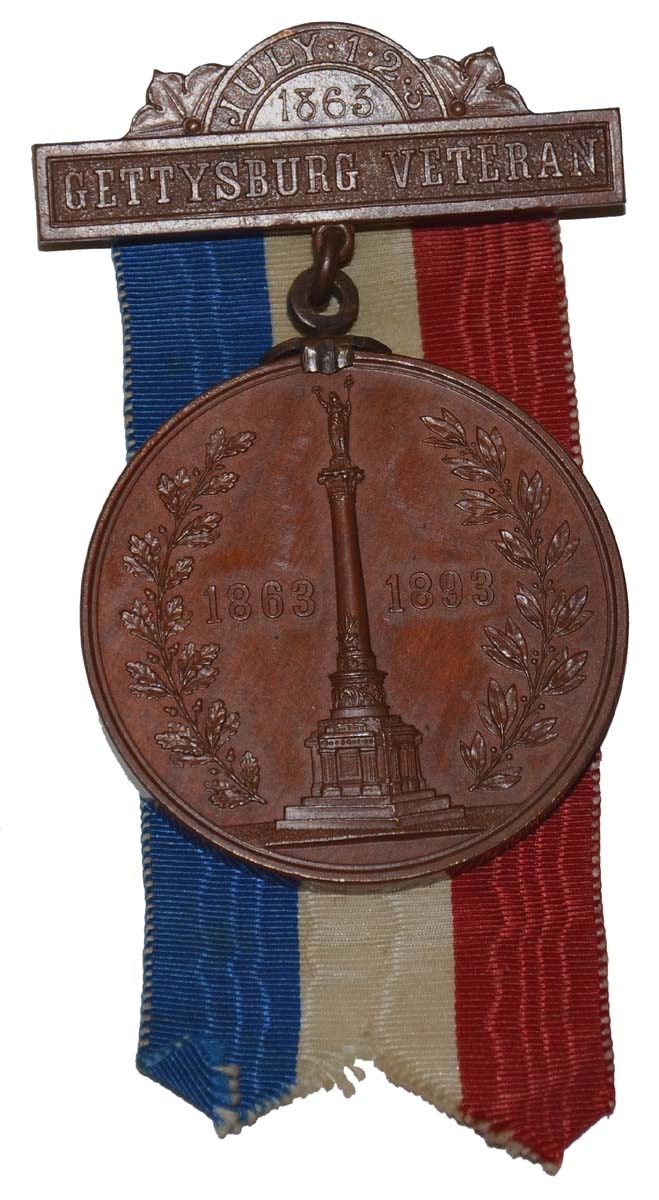 1893 NEW YORK AT GETTYSBURG MEDAL