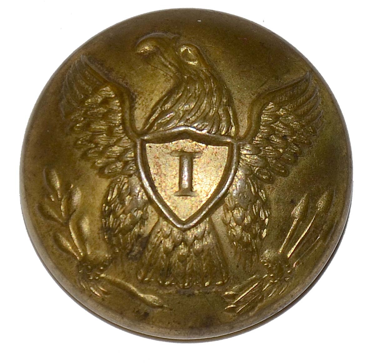 IDENTIFIED EAGLE “I” COAT BUTTON