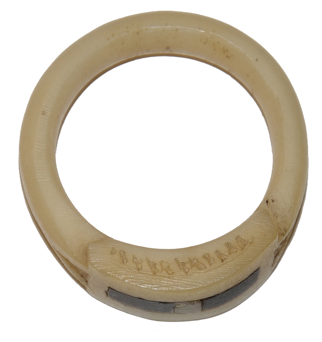 CARVED BONE RING — Horse Soldier