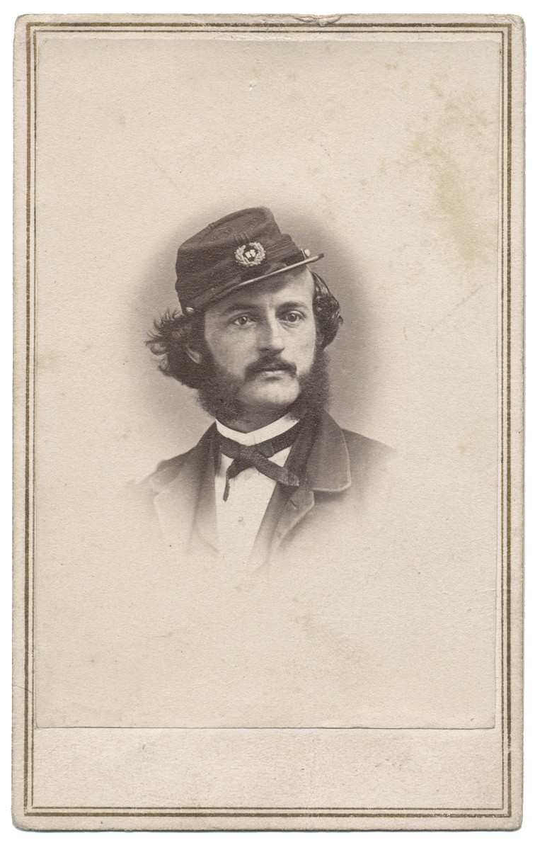 VERY NICE, CLEAN CDV OF 15TH PENNSYLVANIA CAVALRY OFFICER