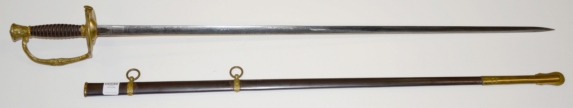 1860 STAFF OFFICER’S SWORD PUBLISHED IN <i>US ARMY SWORDS</i>