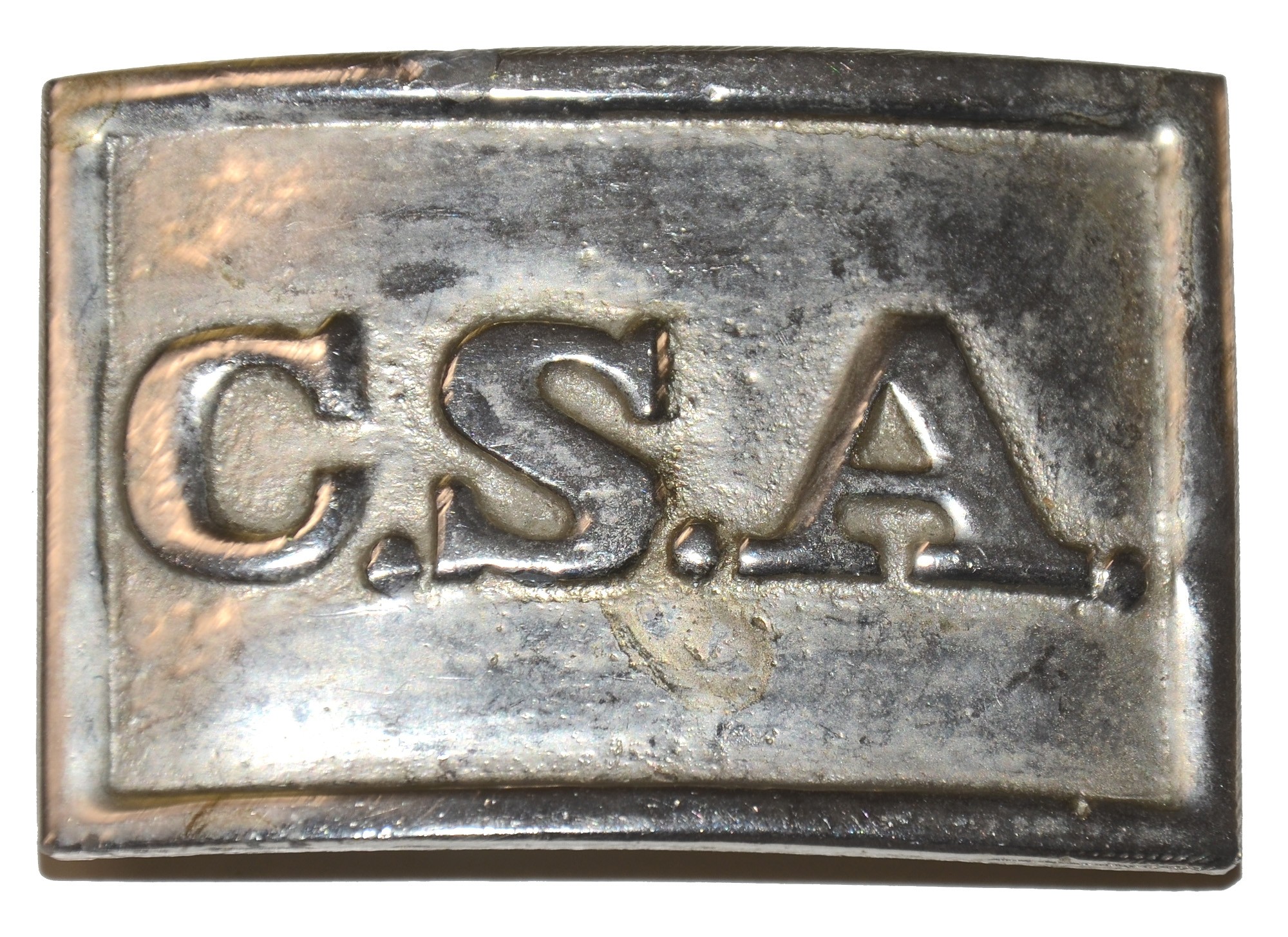 EARLY 20TH CENTURY REPRODUCTION OF A RECTANGULAR CSA PLATE 